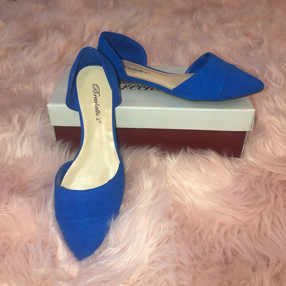 Cobalt Blue cutout flats